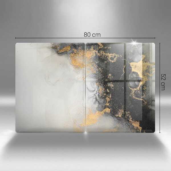 Tábua cozinha Abstração com ouro