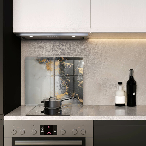 Tábua cozinha Abstração com ouro