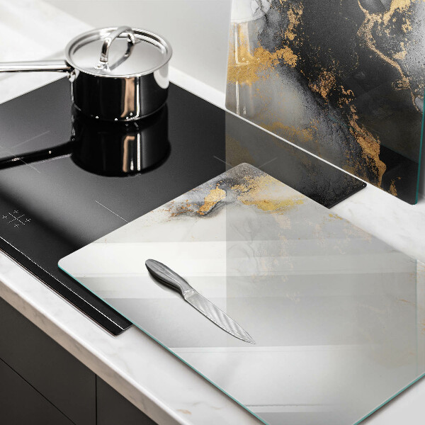 Tábua cozinha Abstração com ouro