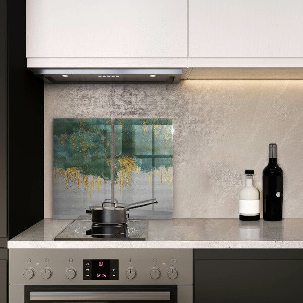 Tábua de cortar Abstração com ouro