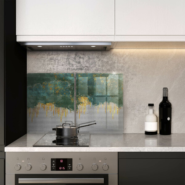 Tábua de cortar Abstração com ouro