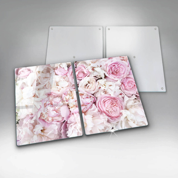 Tábua para cozinha Buquê de peônias