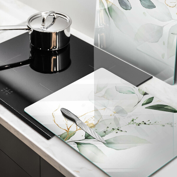 Tábua de cortar Folhas de aquarela