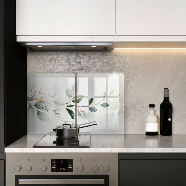 Tábua de cortar Folhas de aquarela