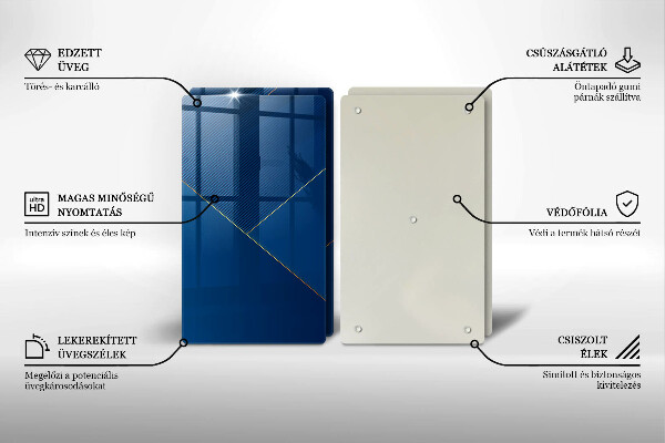 Tábua de vidro Fundo moderno