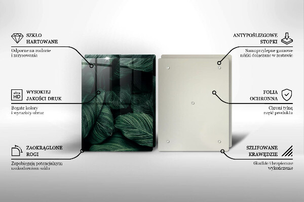 Tábua corte Folhas escuras