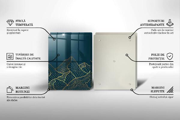 Tábua de cortar Montanhas abstratas