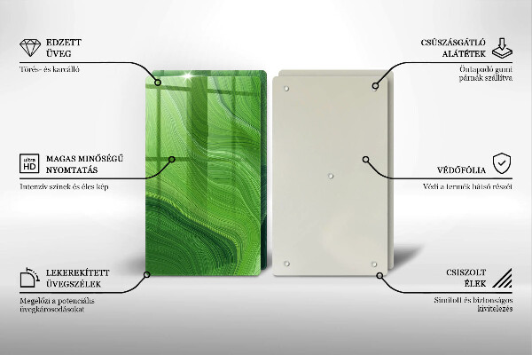 Tábua para cozinha Textura abstrata
