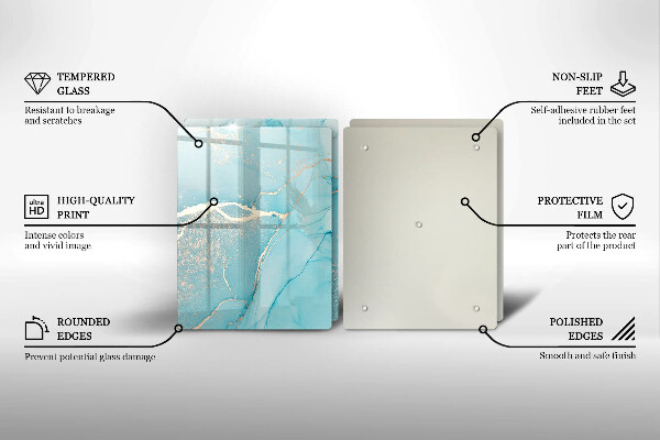 Tábua cozinha Pedra abstrata