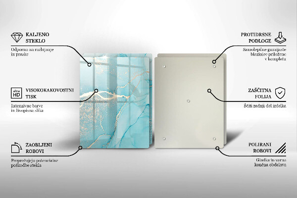 Tábua cozinha Pedra abstrata