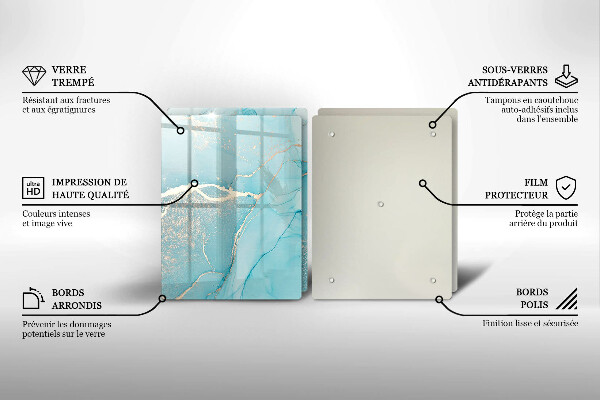 Tábua cozinha Pedra abstrata