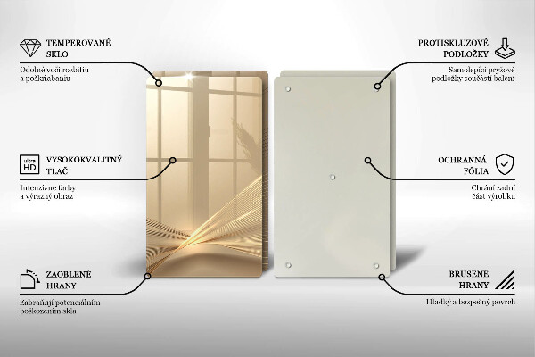 Tábua para corte Abstração moderna