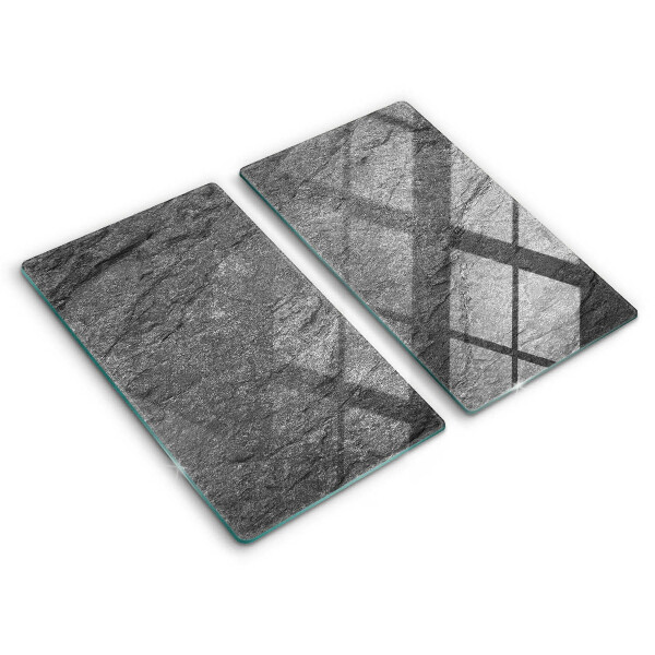 Tábua de corte de vidro Textura de pedra