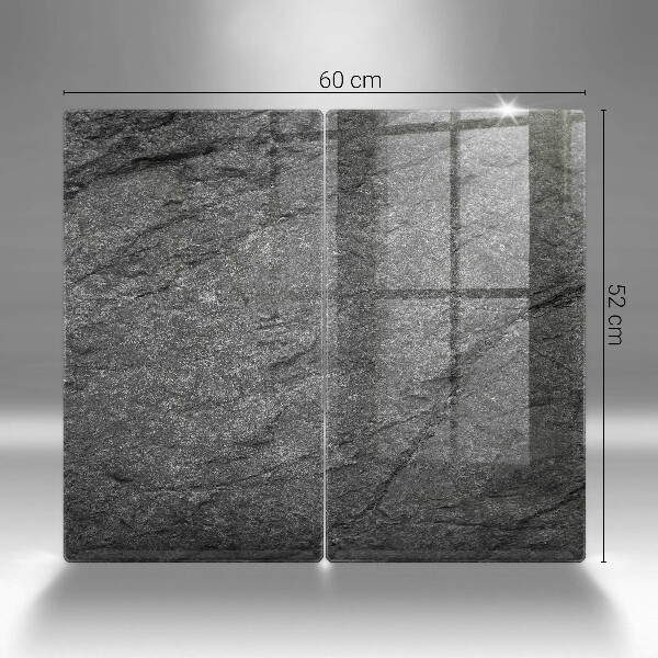 Tábua de corte de vidro Textura de pedra