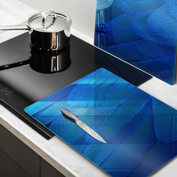 Tábua de cortar alimentos penas de pássaros