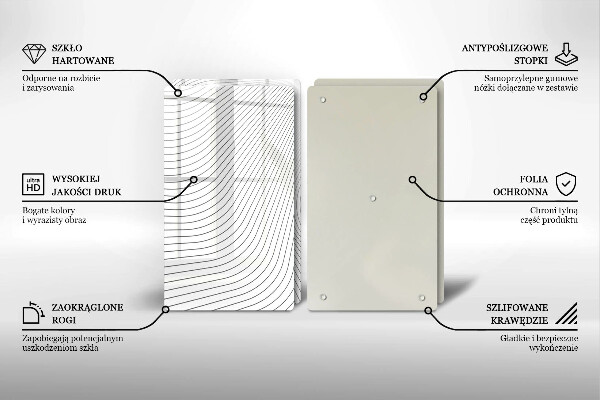 Tábua corte Padrão de linha moderno