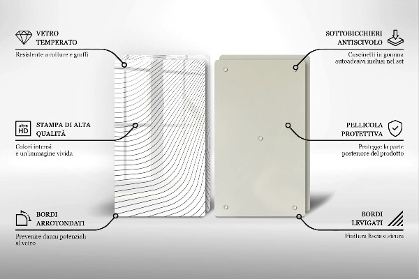 Tábua corte Padrão de linha moderno