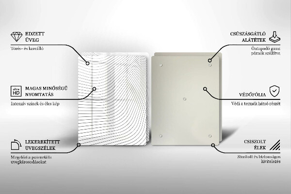 Tábua corte Padrão de linha moderno