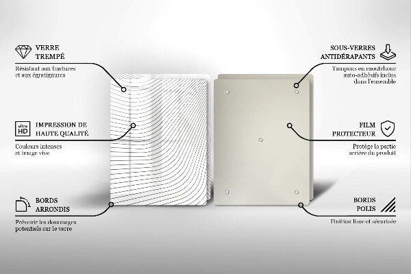 Tábua corte Padrão de linha moderno