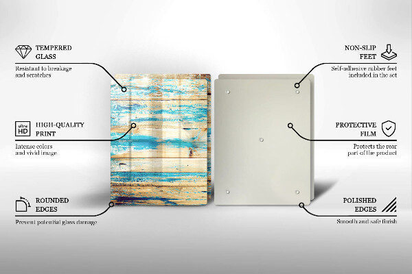 Tábua cozinha Tábuas de madeira retrô