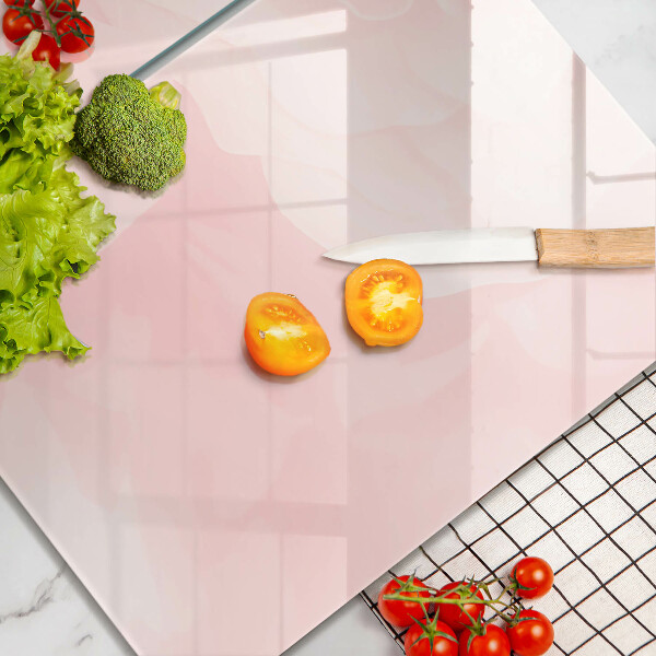 Tábua de cortar de vidro Fundo de rosas pastel