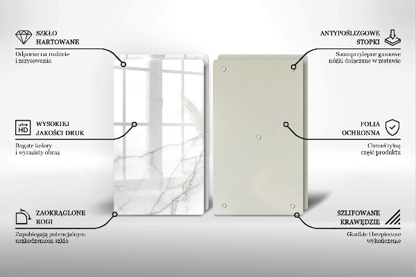 Tábua de cortar Fundo de pedra de mármore