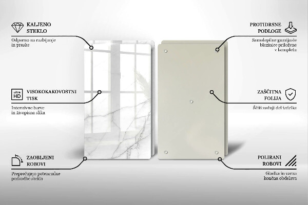 Tábua de cortar Fundo de pedra de mármore