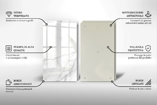 Tábua de cortar Fundo de pedra de mármore