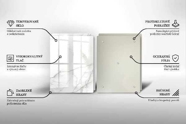 Tábua de cortar Fundo de pedra de mármore