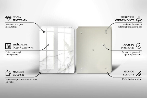 Tábua de cortar Fundo de pedra de mármore