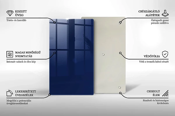 Tábua para corte azul