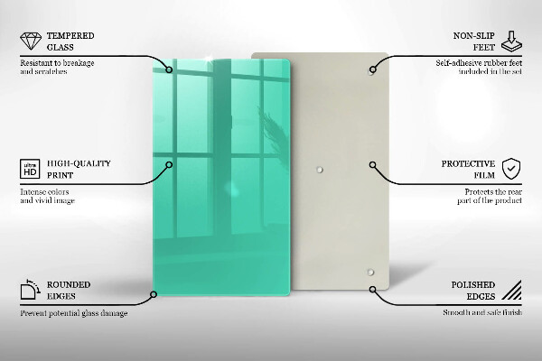 Tábua de cortar alimentos Cor verde