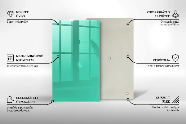 Tábua de cortar alimentos Cor verde