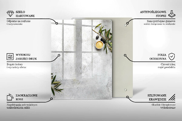 Tábua de cortar alimentos Cor verde