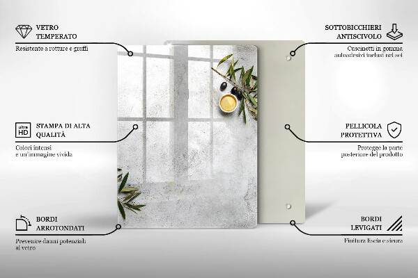 Tábua de cortar alimentos Cor verde