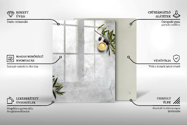 Tábua de cortar alimentos Cor verde