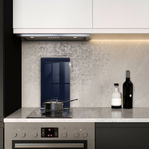 Tábua de corte de vidro Cor azul marinho