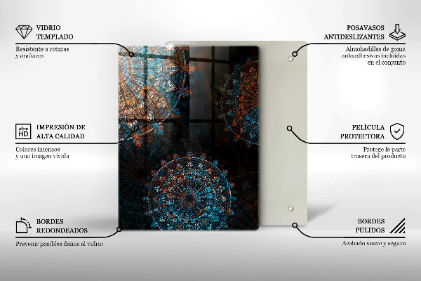 Tábua de corte Cor preta
