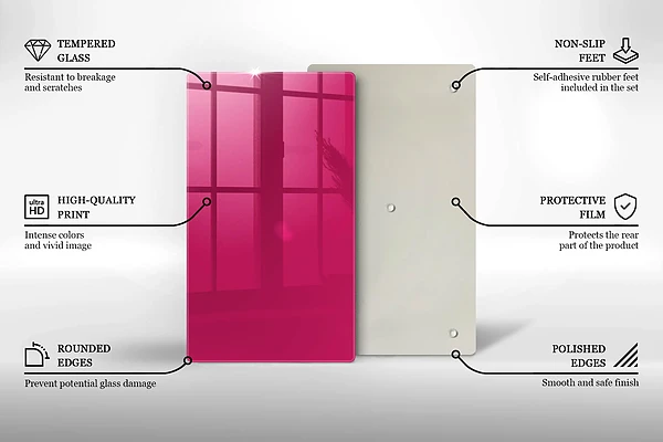 Tábua para cozinha rosa