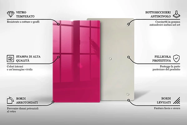 Tábua para cozinha rosa