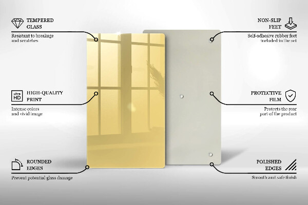 Tábua corte Cor amarela