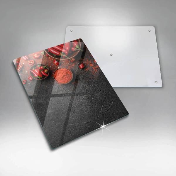 Tábua para cozinha Pimentas vermelhas