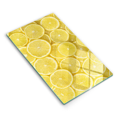 Tábua de cozinha com estampa de limão