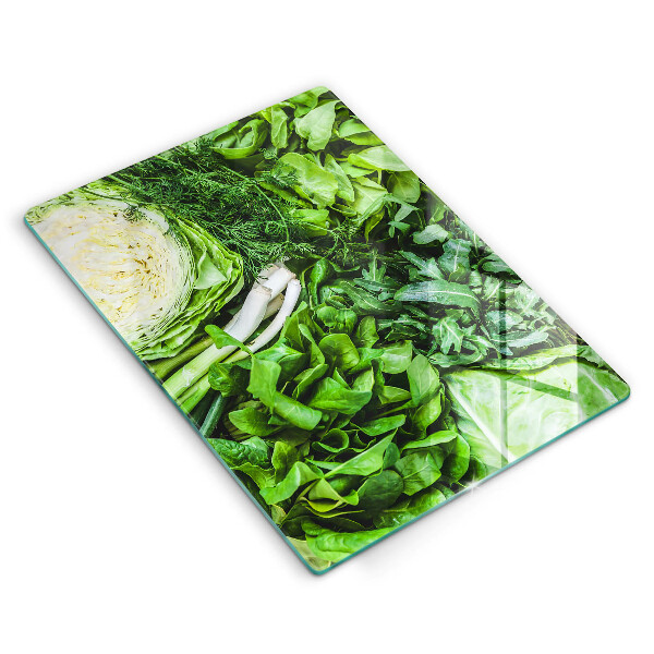 Tábua de corte para vegetais verde