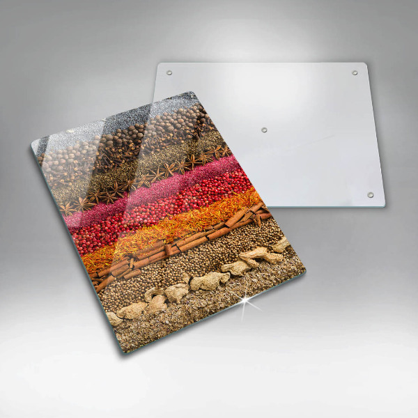 Tábua de cortar Especiarias coloridas