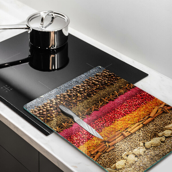 Tábua de cortar Especiarias coloridas