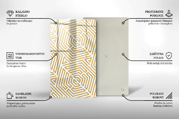 Tábua de cortar Linhas geométricas