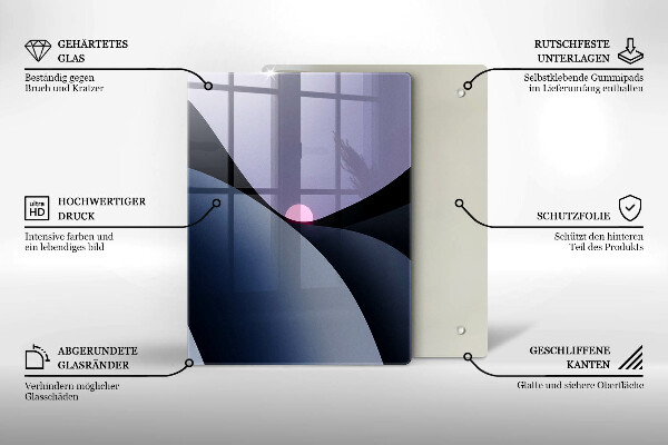 Tábua de cortar Linhas geométricas