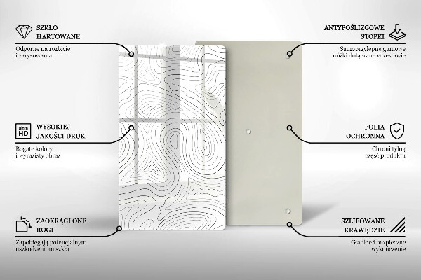 Tábua para corte Formas abstratas