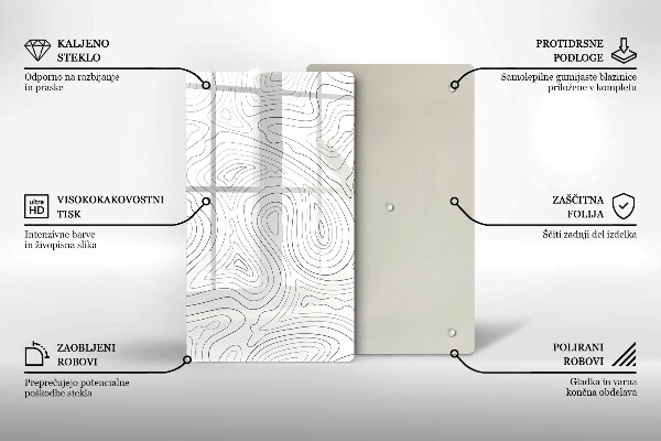 Tábua para corte Formas abstratas